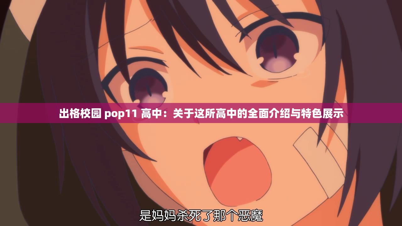 出格校园 pop11 高中：关于这所高中的全面介绍与特色展示