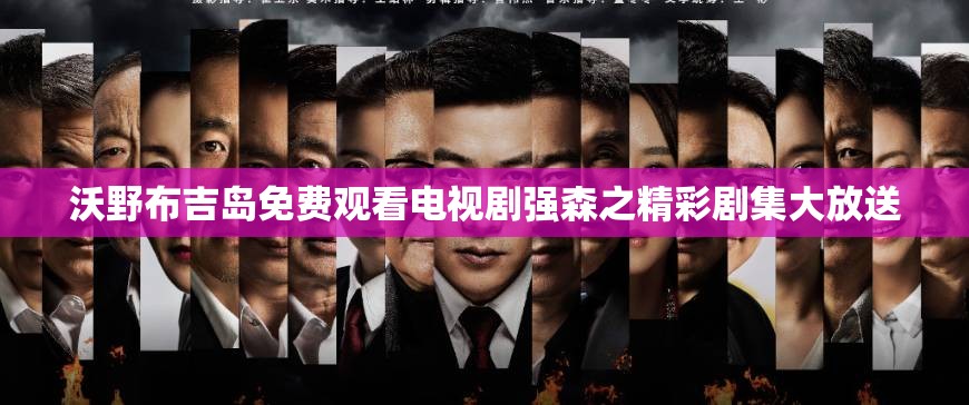 沃野布吉岛免费观看电视剧强森之精彩剧集大放送