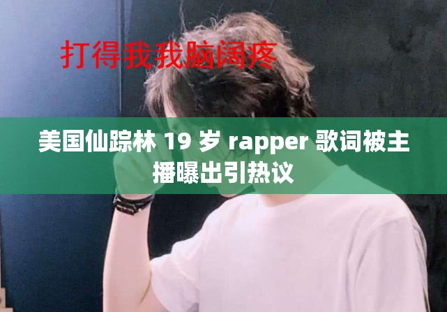 美国仙踪林 19 岁 rapper 歌词被主播曝出引热议