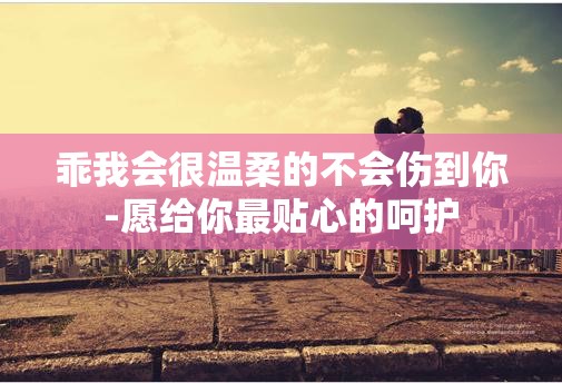 乖我会很温柔的不会伤到你-愿给你最贴心的呵护