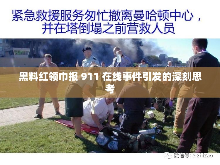 黑料红领巾报 911 在线事件引发的深刻思考