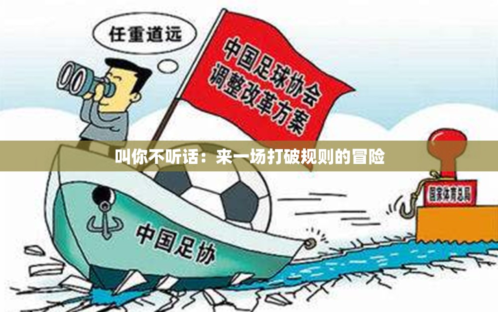 叫你不听话：来一场打破规则的冒险