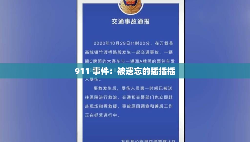 911 事件：被遗忘的插插插