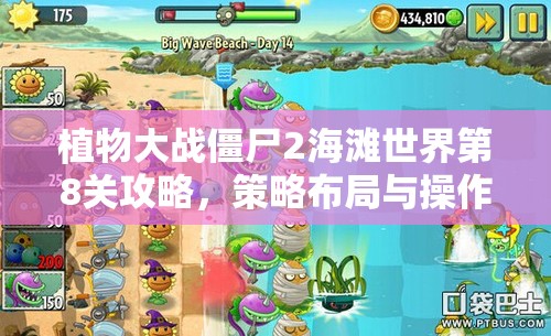 植物大战僵尸2海滩世界第8关攻略，策略布局与操作技巧的完美融合挑战