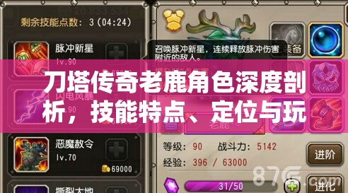 刀塔传奇老鹿角色深度剖析，技能特点、定位与玩法要点分析