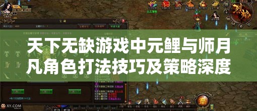 天下无缺游戏中元鲤与师月凡角色打法技巧及策略深度剖析
