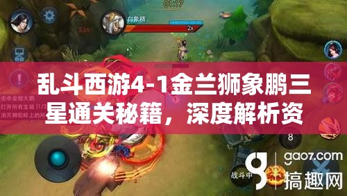 乱斗西游4-1金兰狮象鹏三星通关秘籍，深度解析资源管理的艺术
