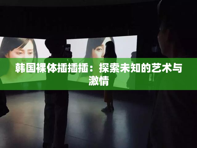 韩国裸体插插插：探索未知的艺术与激情
