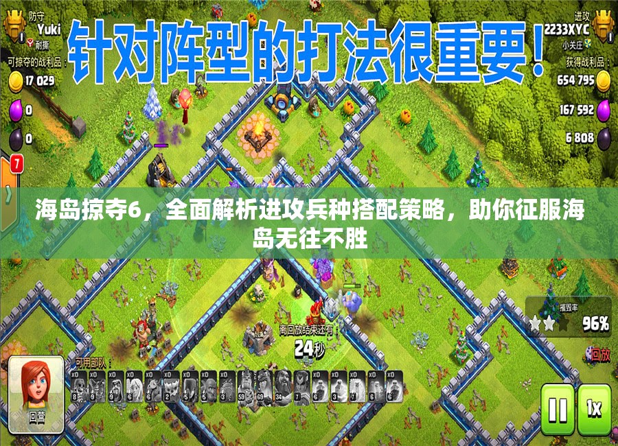 海岛掠夺6，全面解析进攻兵种搭配策略，助你征服海岛无往不胜