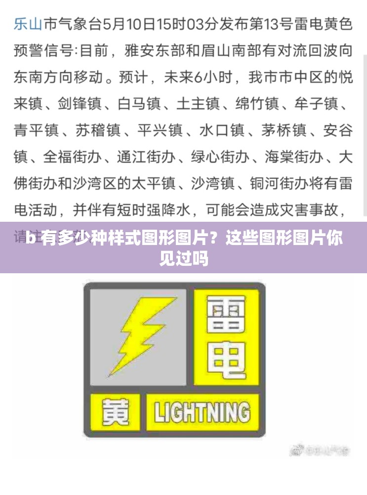 b 有多少种样式图形图片？这些图形图片你见过吗