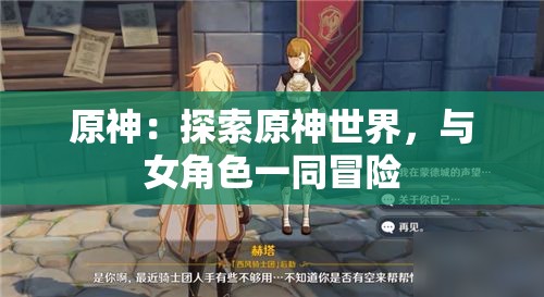 原神：探索原神世界，与女角色一同冒险