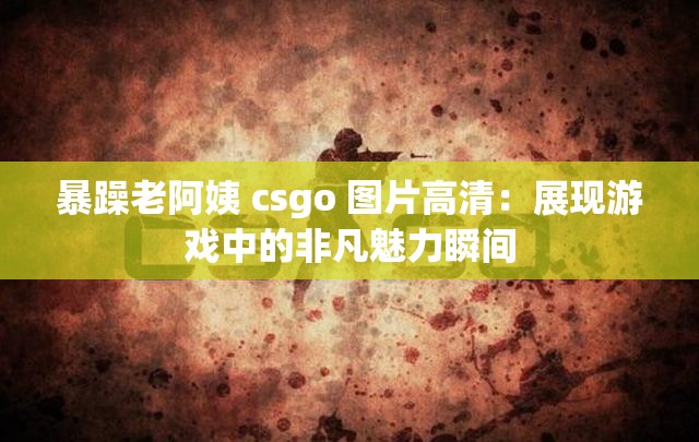 暴躁老阿姨 csgo 图片高清：展现游戏中的非凡魅力瞬间