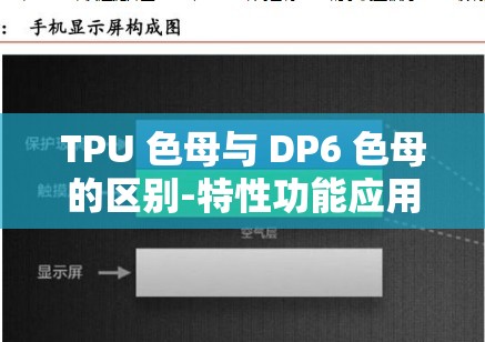 TPU 色母与 DP6 色母的区别-特性功能应用场景全面解析