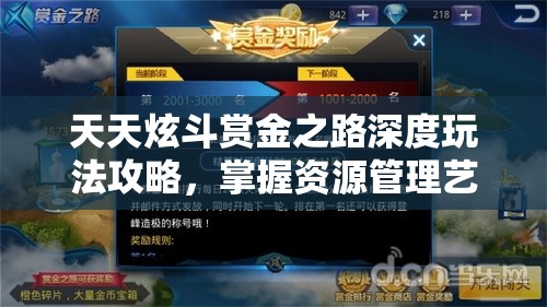 天天炫斗赏金之路深度玩法攻略，掌握资源管理艺术，制胜关键