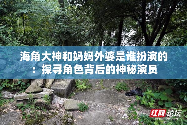 海角大神和妈妈外婆是谁扮演的：探寻角色背后的神秘演员