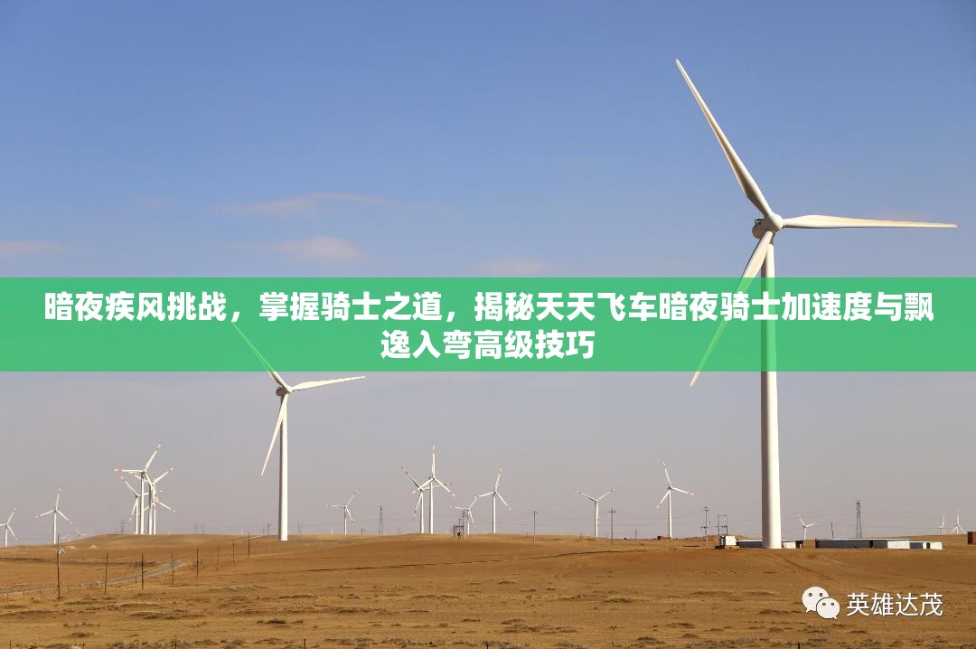 暗夜疾风挑战，掌握骑士之道，揭秘天天飞车暗夜骑士加速度与飘逸入弯高级技巧