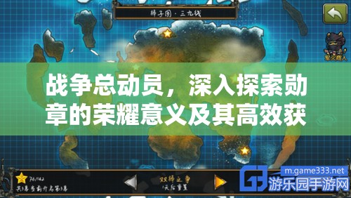 战争总动员，深入探索勋章的荣耀意义及其高效获取策略之道