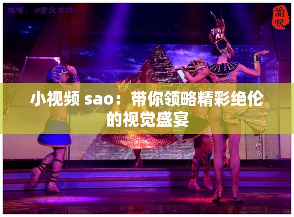 小视频 sao：带你领略精彩绝伦的视觉盛宴