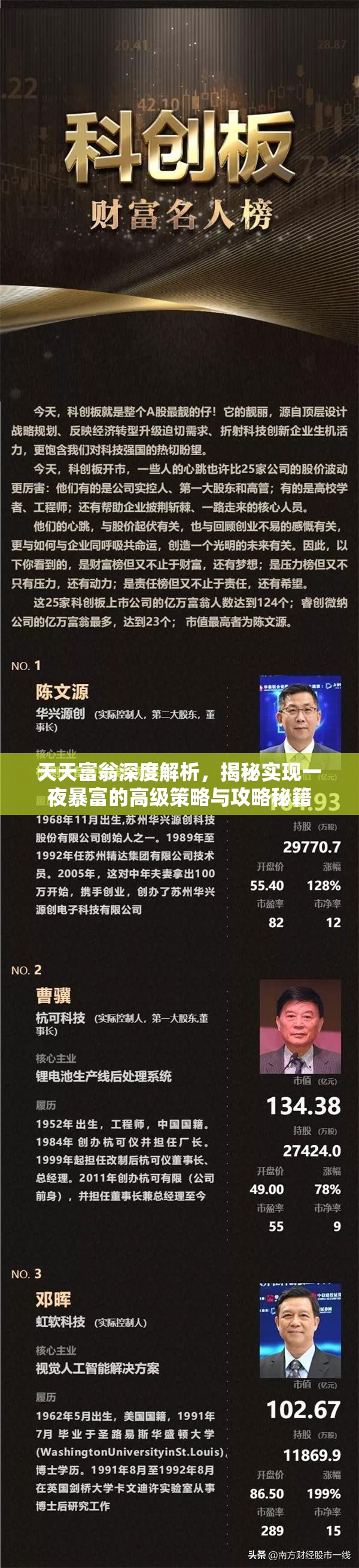 天天富翁深度解析，揭秘实现一夜暴富的高级策略与攻略秘籍