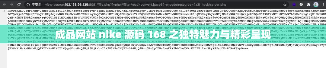 成品网站 nike 源码 168 之独特魅力与精彩呈现