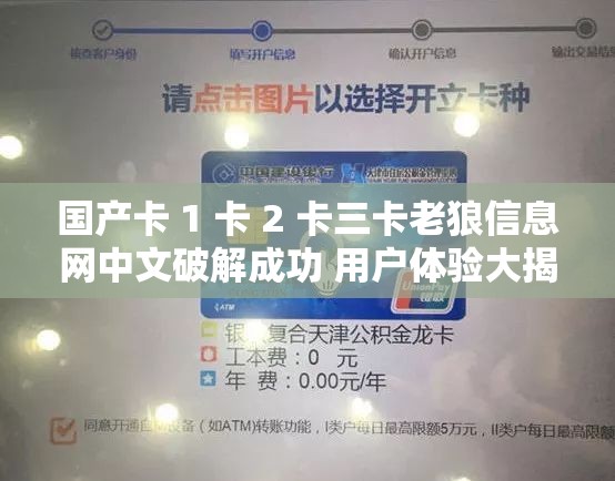 国产卡 1 卡 2 卡三卡老狼信息网中文破解成功 用户体验大揭秘