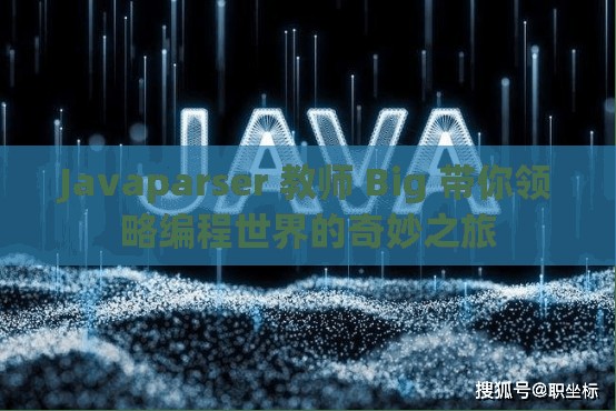 Javaparser 教师 Big 带你领略编程世界的奇妙之旅