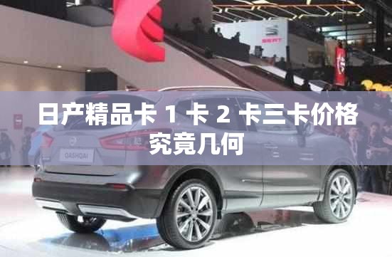 日产精品卡 1 卡 2 卡三卡价格究竟几何