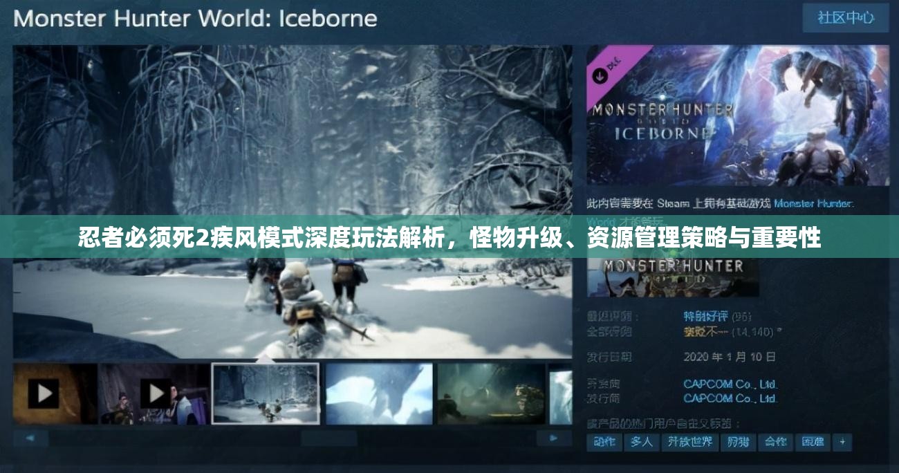 忍者必须死2疾风模式深度玩法解析，怪物升级、资源管理策略与重要性