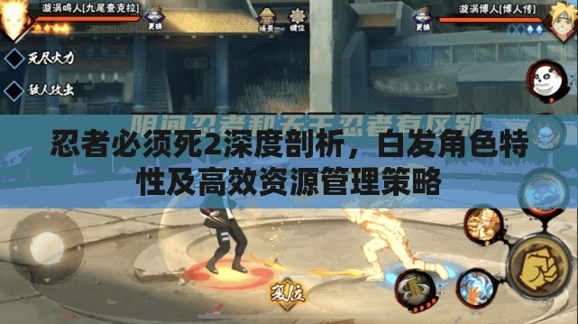 忍者必须死2深度剖析，白发角色特性及高效资源管理策略