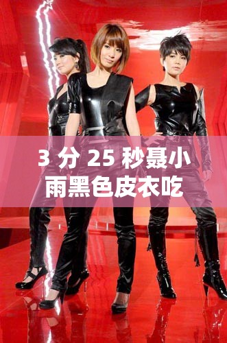 3 分 25 秒聂小雨黑色皮衣吃鸡：展现独特魅力与精彩瞬间