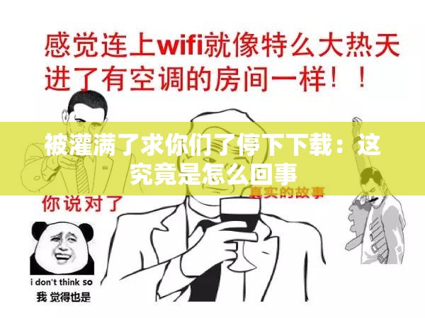 被灌满了求你们了停下下载：这究竟是怎么回事