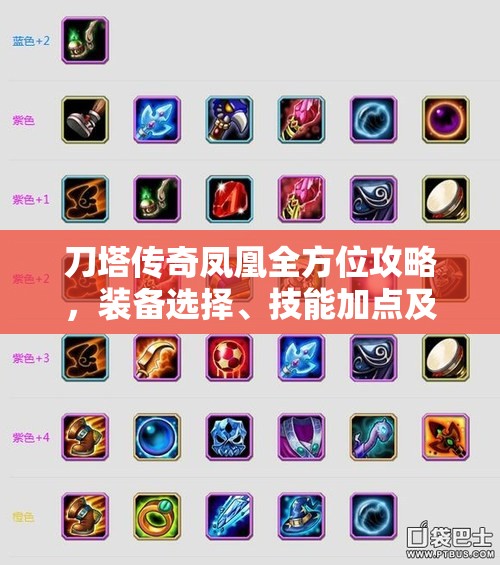 刀塔传奇凤凰全方位攻略，装备选择、技能加点及技能管理详解