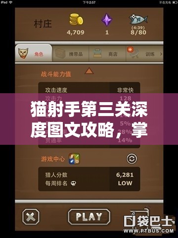 猫射手第三关深度图文攻略，掌握资源管理的精髓与艺术