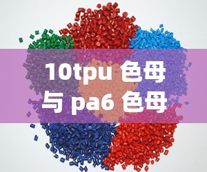 10tpu 色母与 pa6 色母：的产品增添绚丽色彩