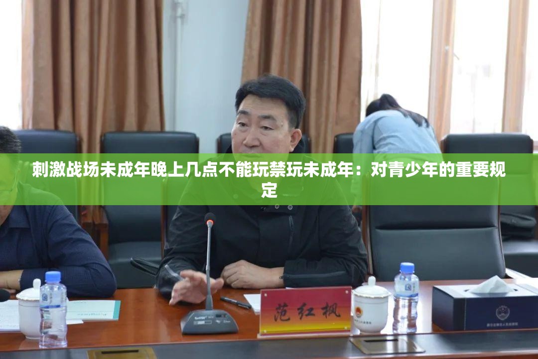 刺激战场未成年晚上几点不能玩禁玩未成年：对青少年的重要规定