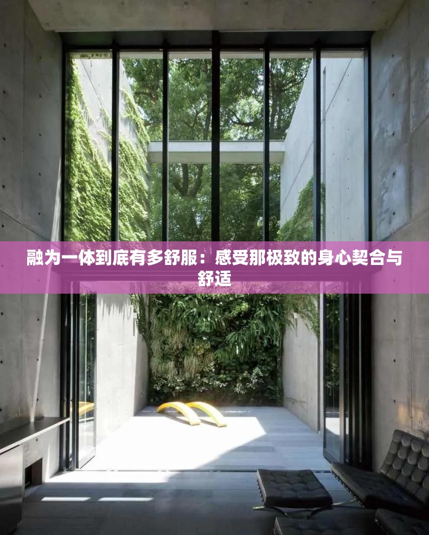 融为一体到底有多舒服：感受那极致的身心契合与舒适