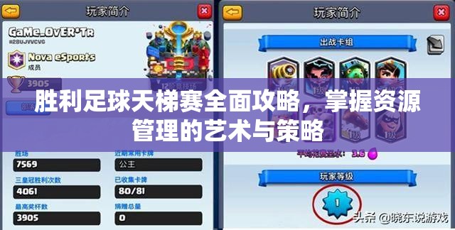 胜利足球天梯赛全面攻略，掌握资源管理的艺术与策略