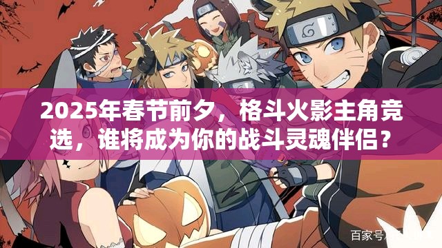 2025年春节前夕，格斗火影主角竞选，谁将成为你的战斗灵魂伴侣？