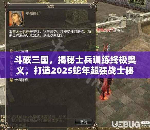 斗破三国，揭秘士兵训练终极奥义，打造2025蛇年超强战士秘籍
