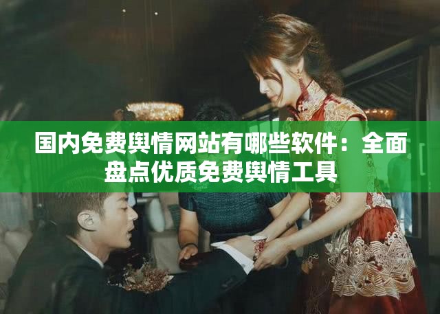 国内免费舆情网站有哪些软件：全面盘点优质免费舆情工具