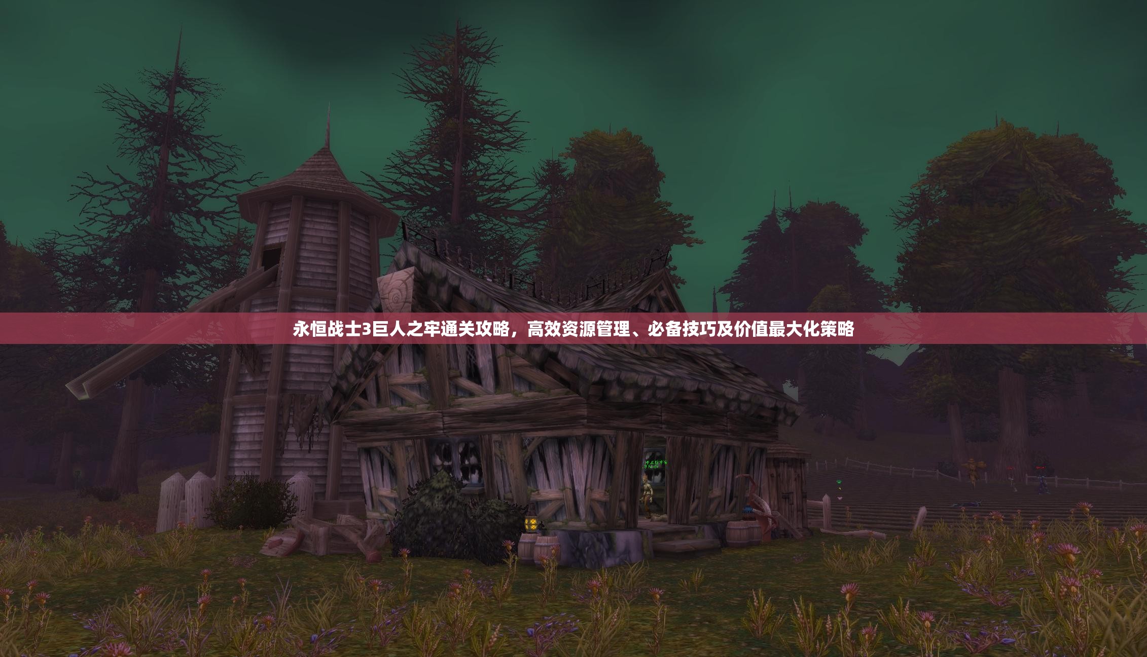 永恒战士3巨人之牢通关攻略，高效资源管理、必备技巧及价值最大化策略
