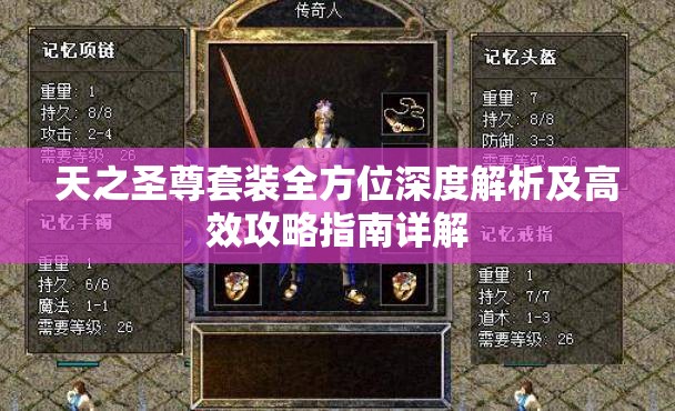 天之圣尊套装全方位深度解析及高效攻略指南详解