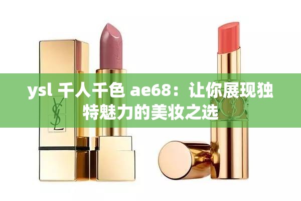 ysl 千人千色 ae68：让你展现独特魅力的美妆之选