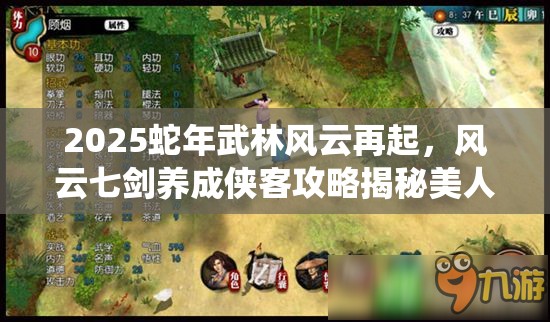 2025蛇年武林风云再起，风云七剑养成侠客攻略揭秘美人环绕的传奇之路