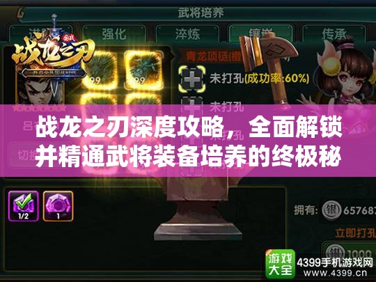 战龙之刃深度攻略，全面解锁并精通武将装备培养的终极秘籍