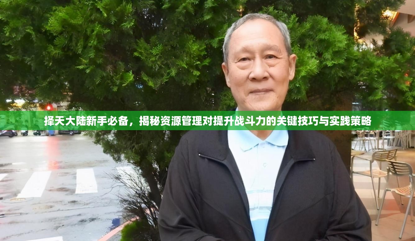 择天大陆新手必备，揭秘资源管理对提升战斗力的关键技巧与实践策略