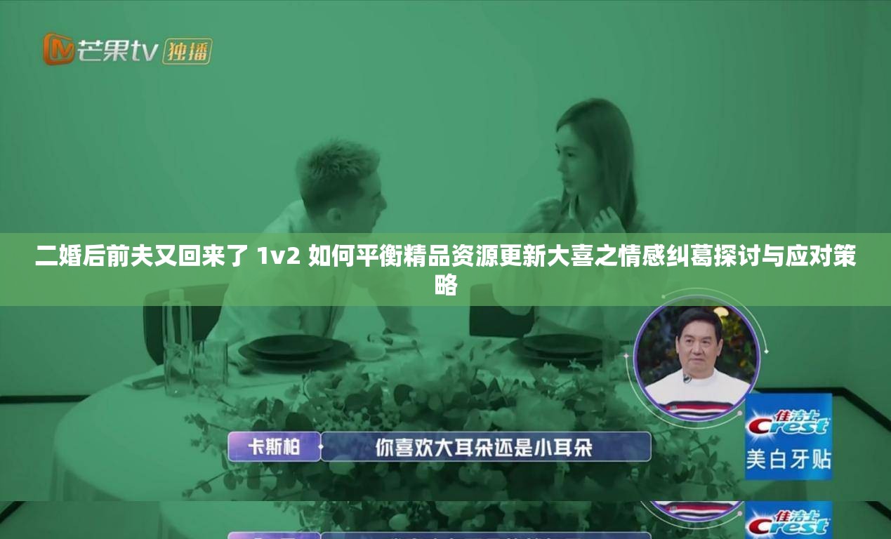二婚后前夫又回来了 1v2 如何平衡精品资源更新大喜之情感纠葛探讨与应对策略