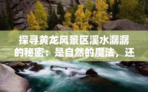 探寻黄龙风景区溪水潺潺的秘密：是自然的魔法，还是地质的奇迹？