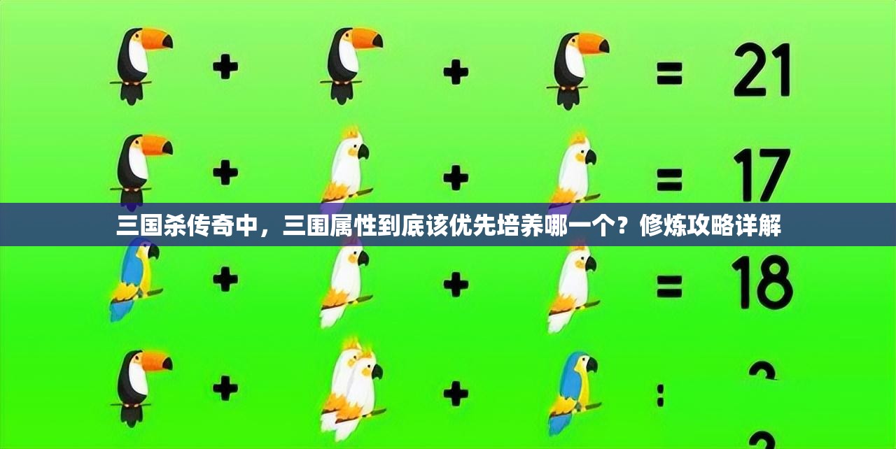 三国杀传奇中，三围属性到底该优先培养哪一个？修炼攻略详解