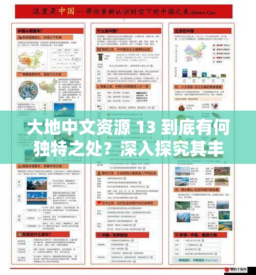 大地中文资源 13 到底有何独特之处？深入探究其丰富内涵与价值